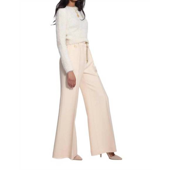 NEW ZIMMERMANN kaleidoscope wide leg pant in macadamia - Picture 3 of 4
